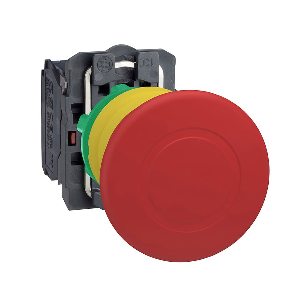 [Imagem BOTÃO EMERGÊNCIA COGUMELO Ø40MM VERMELHO 2NF XB5AS8444 SCHNEIDER]