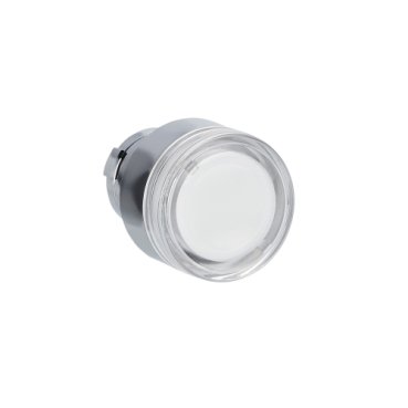 [Imagem EASY HARMONY XB2 ILLUMINATED PUSH BUTTON HEAD METAL FLUSH WHITE Ø22 SPRING RETURN ZB2BW31C SCHNEIDER]