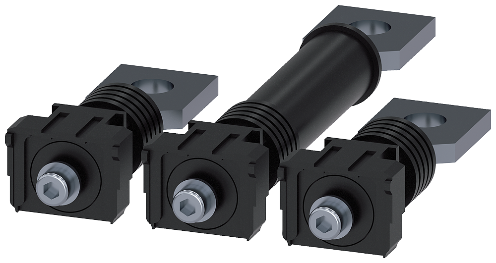 [Imagem CONEXÃO PLANA NA PARTE TRASEIRA 3 PEÇAS ACESSÓRIOS PARA: 3VM12 3VM92130QE00 SIEMENS]