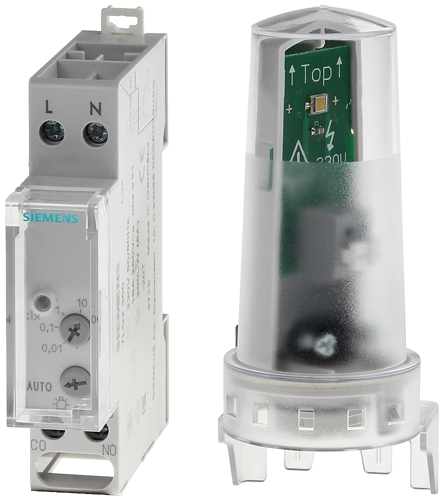 INTERRUPTOR DE REGULAÇÃO DA LUZ COM SENSOR DE LUZ 230 V,50/60 HZ,1UD,100KLUX 7LQ2300 SIEMENS
