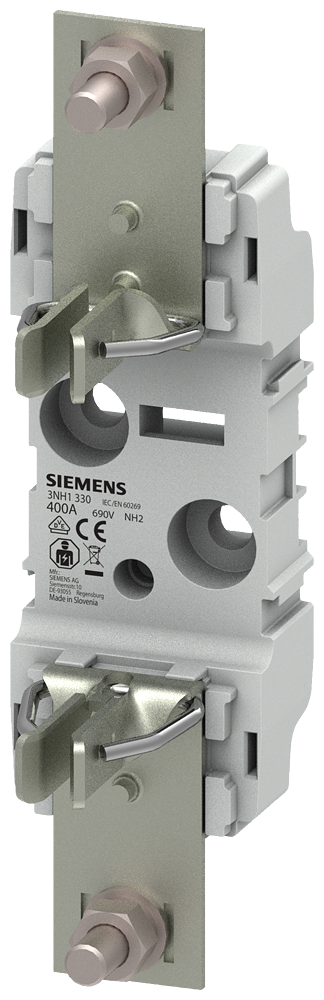 [Imagem BASE DE FUSÍVEL NH PLÁSTICA TAMANHO 2 400A 690V 3NH1330 SIEMENS]