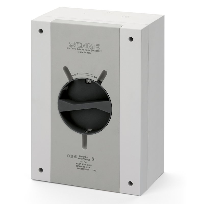 [Imagem CHAVE SECCIONADORA 125A 3P IP55 590.CGE12503 SCAME]