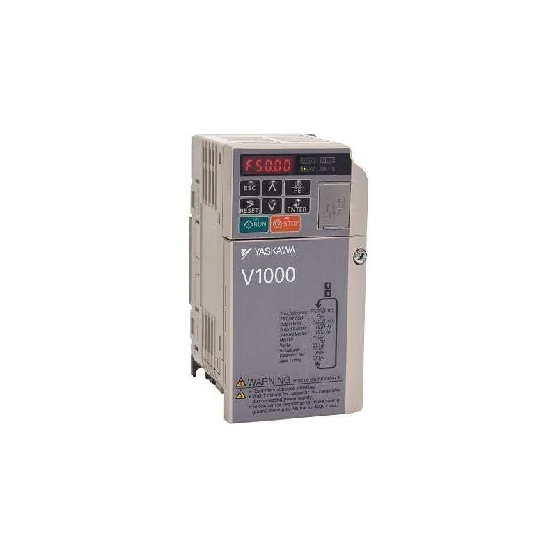 [Imagem do produto INVERSOR DE FREQUÊNCIA TRIFÁSICO 0.75/0.55KW  3.9/2.9A 200-240V 50/60HZ CIMR-VC2A0004BAA]