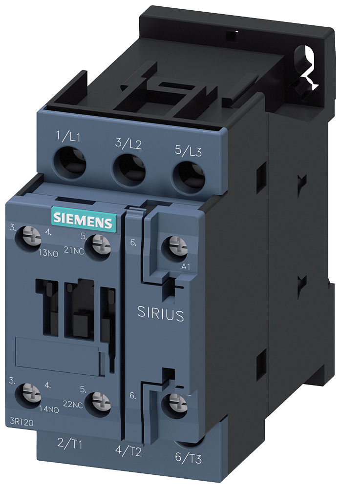 CONTATOR AC-3E 12 A/5,5 KW/400V 3 POLOS AC 230V/50HZ 1NA+1NF LIGAÇÃO C 3RT20241AP00-ZW96 SIEMENS