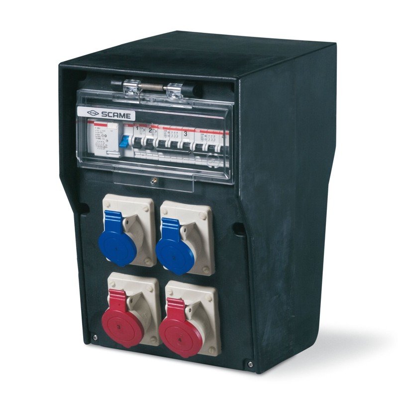 [Imagem do produto PAINEL DE DISTRIBUIÇÃO IP44 2P+T 16A 230V 692.4300-70 SCAME]