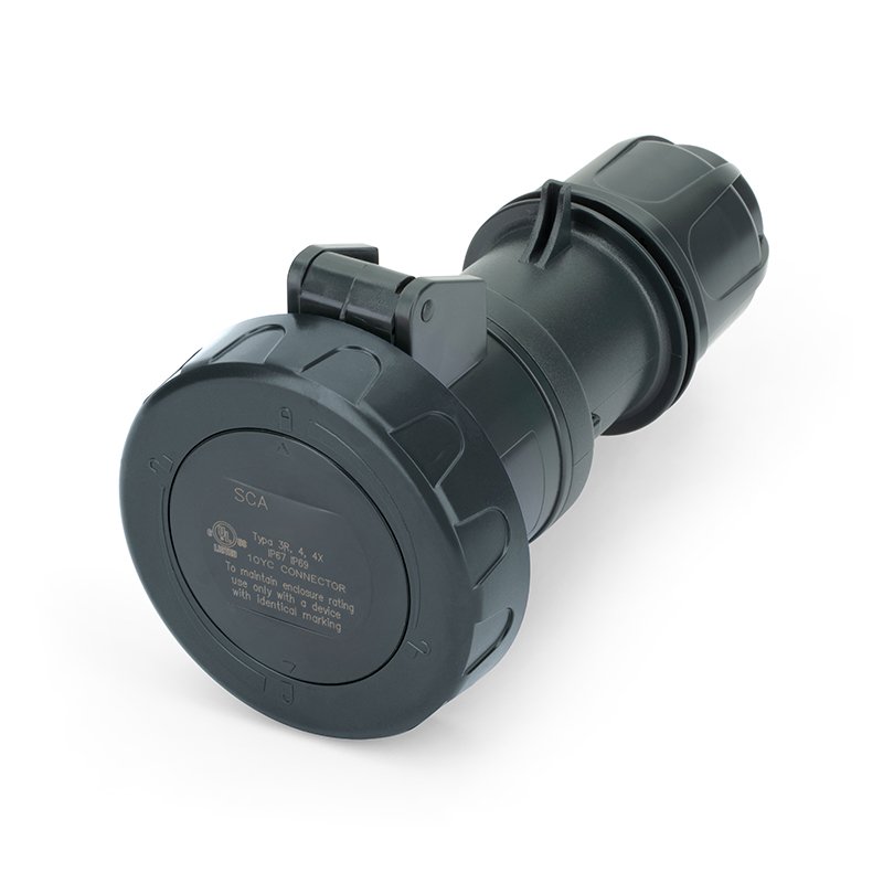 [Imagem do produto TOMADA MÓVEL 20A 3P 4W 5H IP67 3Ø600V SCA420C5W SCAME]