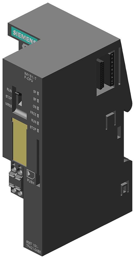 [Imagem do produto ET 200S: CPU IM 151-7F DP INTERF. 192KB 6ES71517FA210AB0 SIEMENS]