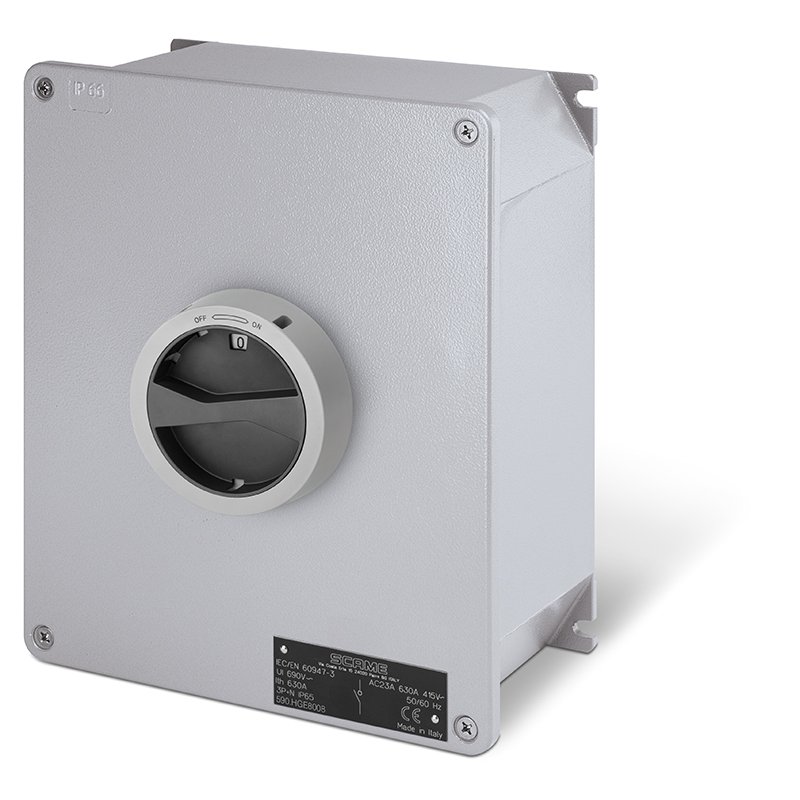 [Imagem do produto CHAVE SECCIONADORA 80A 3P+N IP66 590.HEL8005 SCAME]