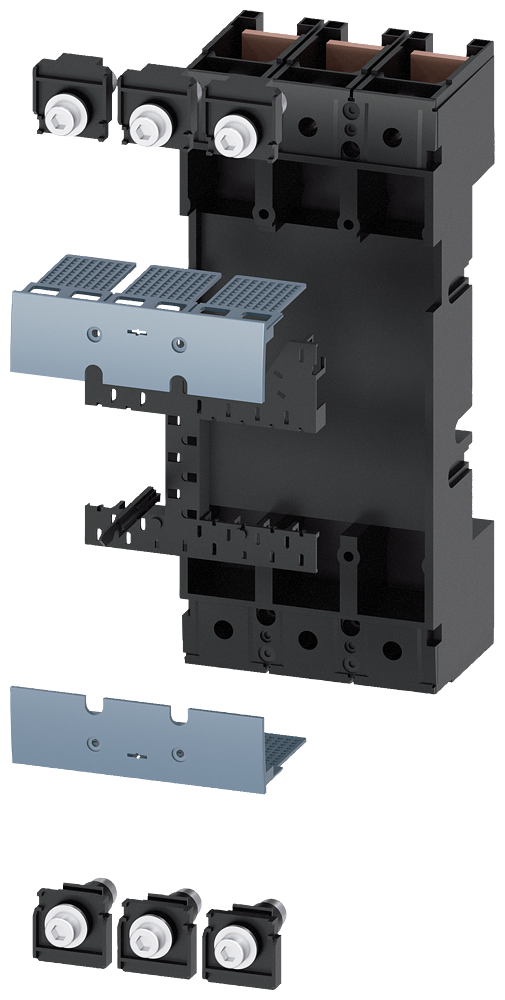 [Imagem UNIDADE DE CONEXÃO CONJUNTO COMPLETO ACESSÓRIOS PARA: DISJUNTOR, DE 3 POLOS 3 3VM93130KP00 SIEMENS]