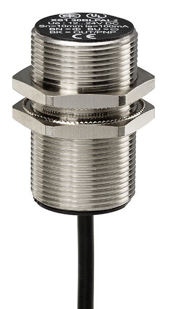 [Imagem SENSOR INDUTIVO CC D30 NPN NA 10MM  XS130BLNAL2 TELEMECANIQUE]