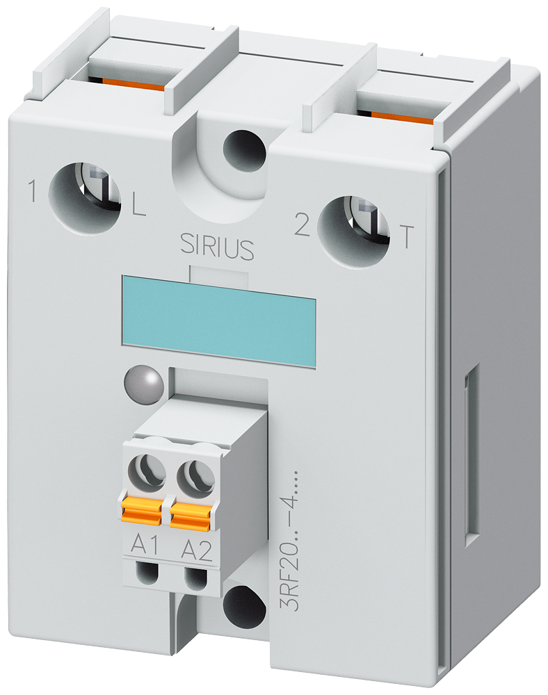 RELÉ SEMICONDUTOR 3RF2 MONOFÁSICO L=45MM 50A 24-230V/24V CC 3RF20504AA02 SIEMENS