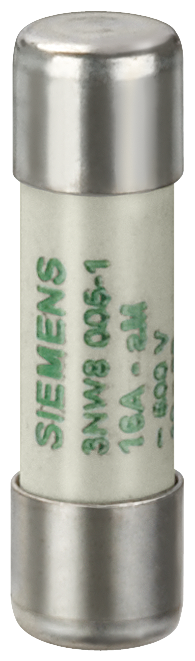 [Imagem do produto FUSIVEL CILIND 10X38MM AM 2A 3NW80021 SIEMENS]