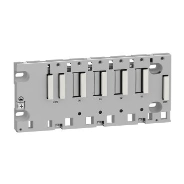 [Imagem do produto RACK PARA X80 4 SLOTS BMXXBP0400 SCHNEIDER]