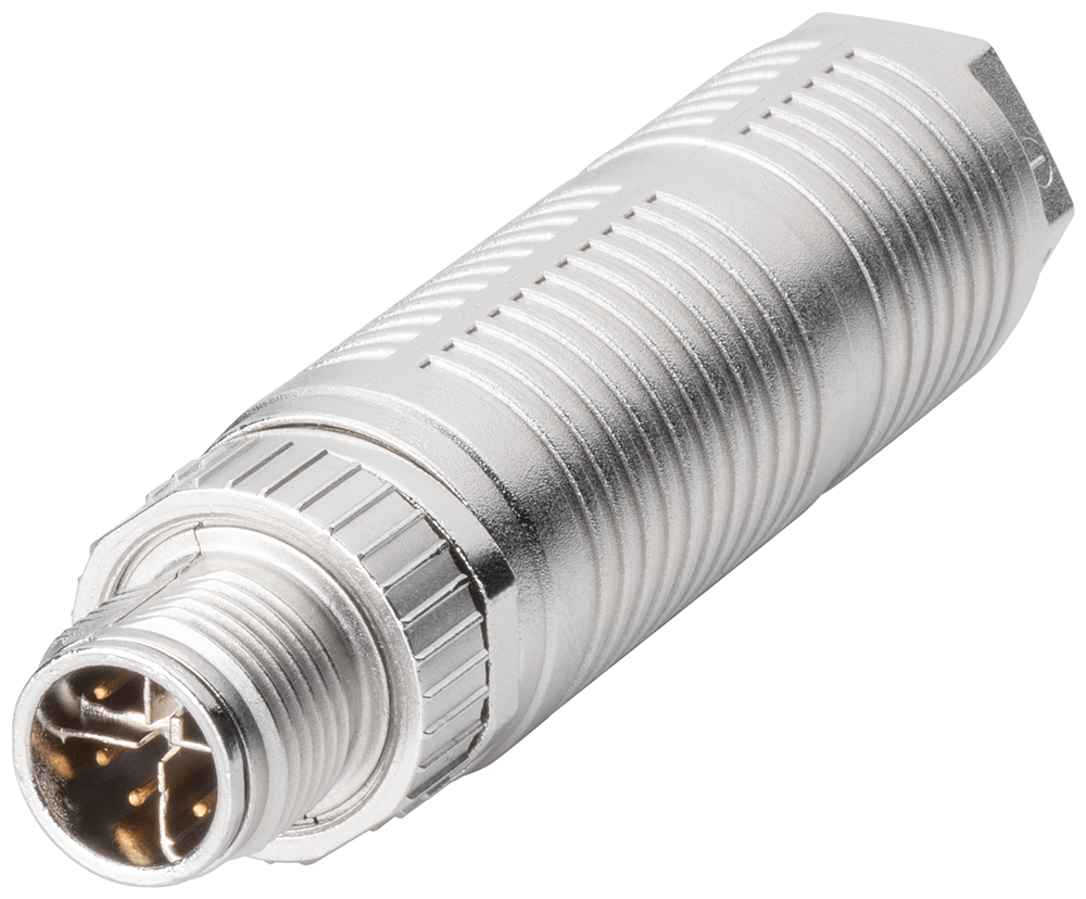 [Imagem CONECTOR DE CABO M12 PRO FASTCONNECT IND. ETHERNET 4X2, 1 UNIDADE 6GK19010DB506AA0 SIEMENS]