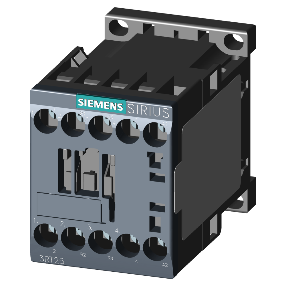 [Imagem do produto CONTATOR 4P 16A 220VCA 2NA+2NF 50HZ 3RT25181AP60 SIEMENS]