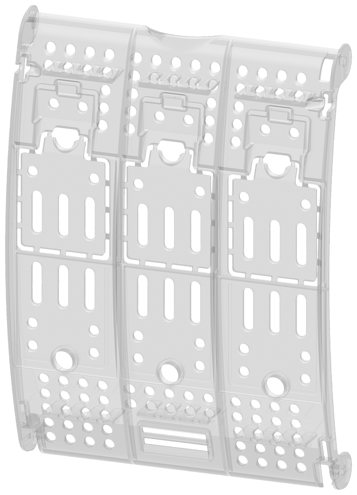 COBERTURA DE PROTEÇÃO DE FUSÍVEIS NH PARA BASE FUSÍVEL NH DE 3 POLOS TAMANHO 00 3NX3154 SIEMENS
