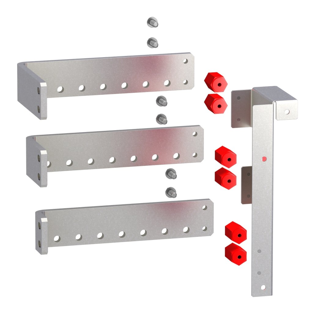 [Imagem KIT DE TERMINAIS DE REDE PARA ARQUITETURAS DE ACIONAMENTO SIMPLES VW3A98CTM02 SCHNEIDER]