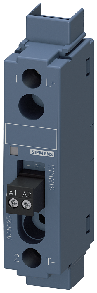 RELÉ SEMICONDUTOR 3RF5 DE 1 POLO LARGURA 22,5 MM 23 A 24-1100 V CC 24 V CC 3RF51251BA45 SIEMENS