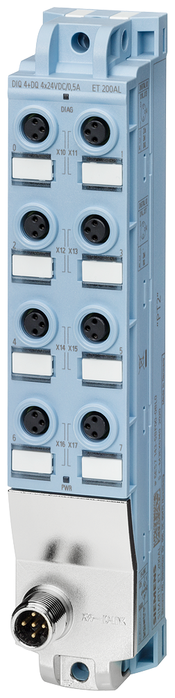 [Imagem MODULO ET200AL IOLINK DIQ 4DQ 4X24V/0,5A 6ES71435BF000BL0 SIEMENS]