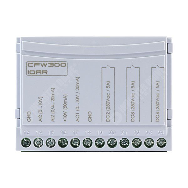 [Imagem do produto MÓDULO I/O CFW300-IOAR 13015050 WEG]