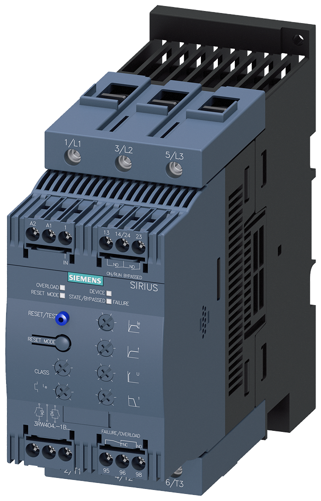 CHAVE DE PARTIDA SUAVE S3 106A 75KW/500V 40 GRAUS 400-600V CA 24V 3RW40471BB05 SIEMENS
