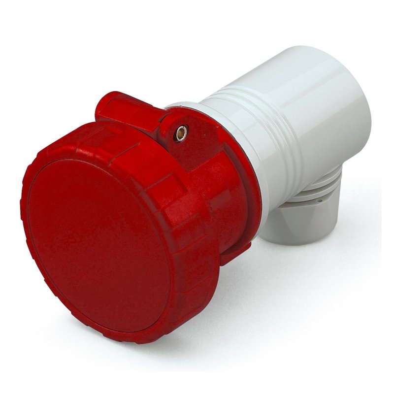 [Imagem do produto TOMADA DE EMBUTIR 90° 3P+T 32A 6H EUREKA 326.3246 SCAME]