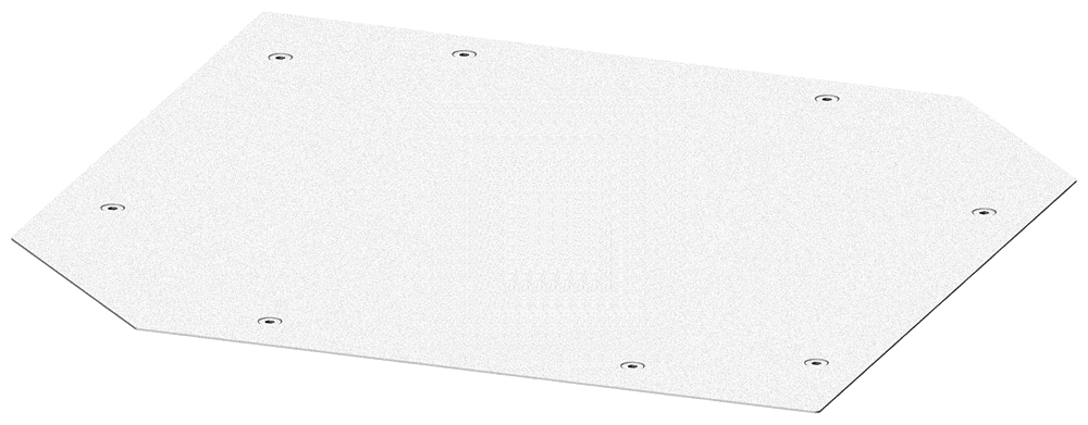 CHAPA DE COBERTURA PARA CAMPO ANGULAR IP55 P: 400MM 8PQ23044BA08 SIEMENS