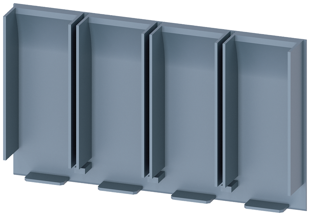 [Imagem PLACA DE ISOLAMENTO ESTENDIDA DE 4 POLOS 1 PEÇA ACESSÓRIOS PARA: 3VA51 3VA91310WJ40 SIEMENS]