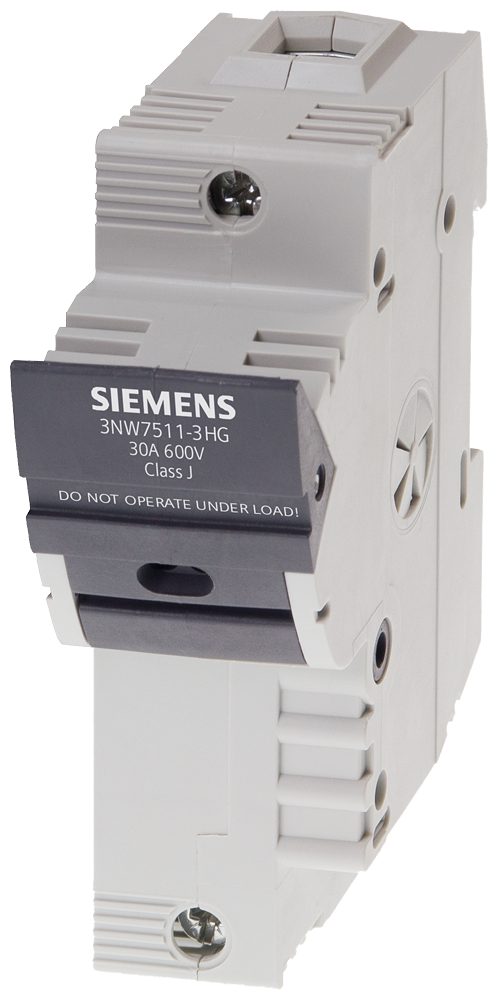 PORTA-FUSÍVEIS CLASSE J DE 1 POLO IN: 30 A UN CA: 600 V 3NW75113HG SIEMENS