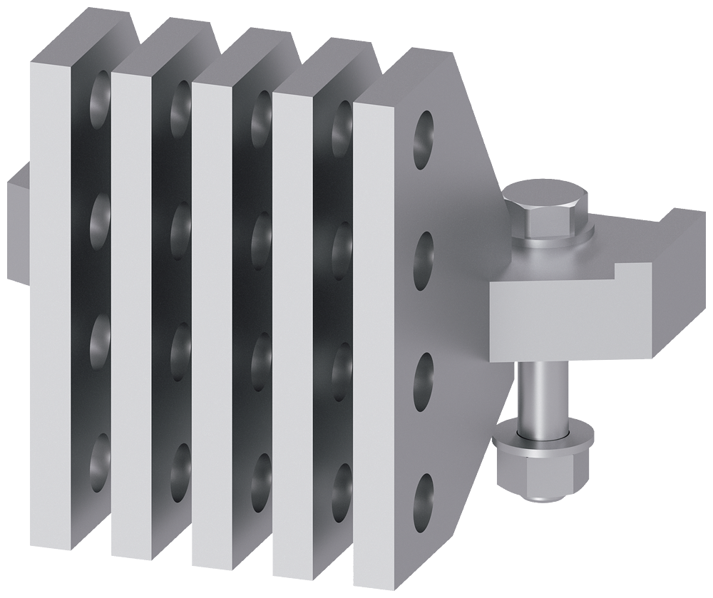 [Imagem CONEXÕES PRINCIPAIS VERTICAIS EM CIMA OU EMBAIXO, 1 PEÇA, PARA TAMANHO 3, ATÉ 3WA91110AM33 SIEMENS]