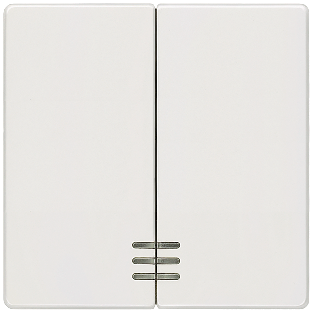 BÁSCULA 2X COM JANELA PARA INTERRUPTOR SERIAL BRANCO TITÂNIO 5TG6204 SIEMENS