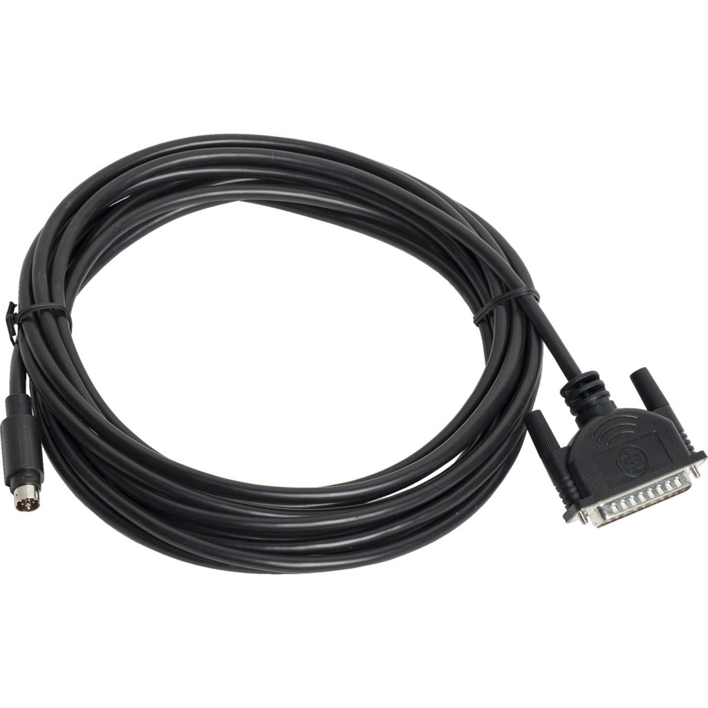 [Imagem CABO DE COMUNICAÇÃO IHM XBT DB25/MAIOR MINI/DIN TWIDO PREMIUM 5M XBTZ9681 SCHNEIDER]