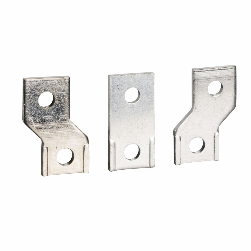 [Imagem CONJUNTO DE CONEXÕES PLANAS 45 MM PARA DISJUNTORES LV431563 SCHNEIDER]