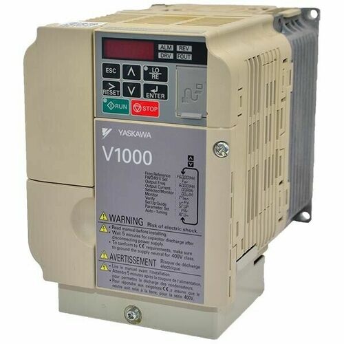 [Imagem INVERSOR DE FREQUÊNCIA TRIFÁSICO 2,2KW 5,4A 380/480V 50/60HZ CIMRVU4A0005FAA YASKAWA]