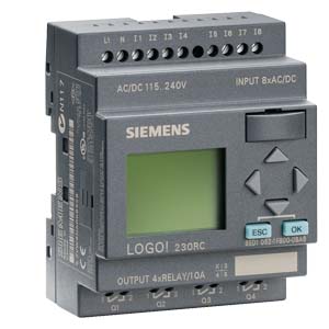 [Imagem do produto MÓDULO PROGRAMACAO LOGICA DIGITAL 8 ENTRADAS 4 SAÍDAS 230V LOGO SIEMENS]
