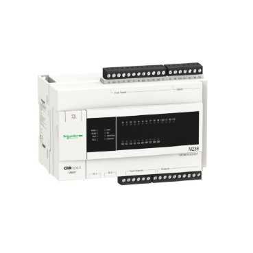 [Imagem CONTROLADOR LÓGICO PROGRAMÁVEL 14E DIGITAIS 24VCC TM238LDA24DR SCHNEIDER]