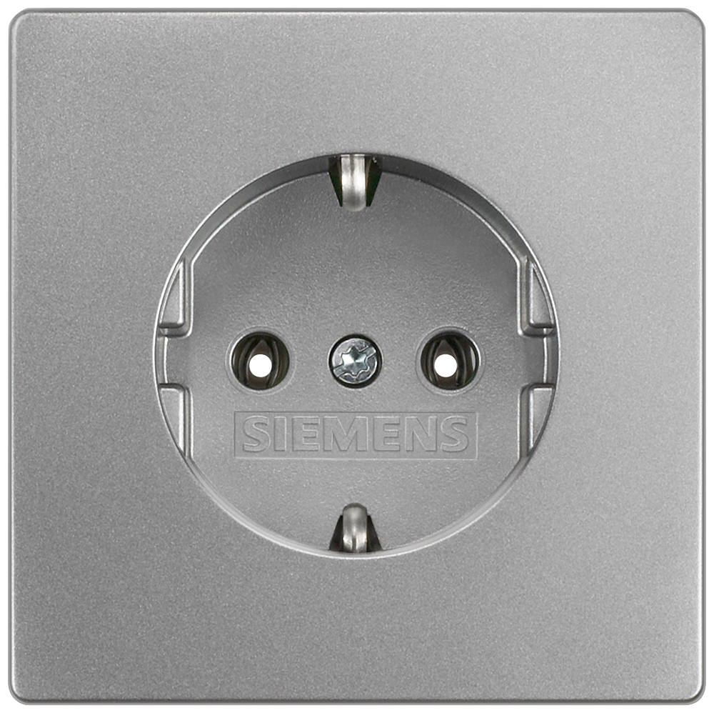 TOMADA SCHUKO METÁLICO PLATINADO 5UB18531 SIEMENS