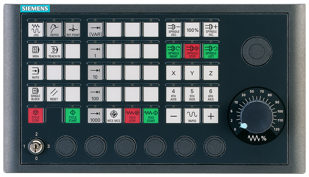 [Imagem PAINEL OPERACAO MCP310IE, PARTE DE CNC 6FC53030AF231AA1 SIEMENS]