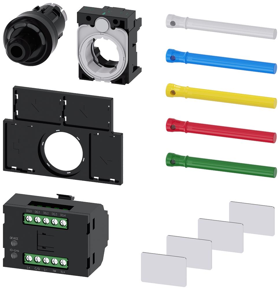 KIT INICIAL SIRIUS ACT INTERRUPTOR DE CHAVE DE ID COM MÓDULO LINK IO PROGRAMÁVEL 3SU19000XE100AA0 SIEMENS