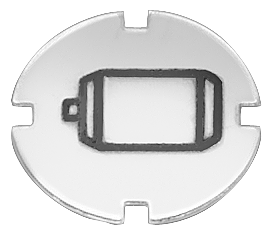 PLACA EMBUTIDA PARA BOTÃO DE PRESSÃO E BOTÃO DE PRESSÃO ILUMINADO PLANO TRA 3SB29014PA SIEMENS