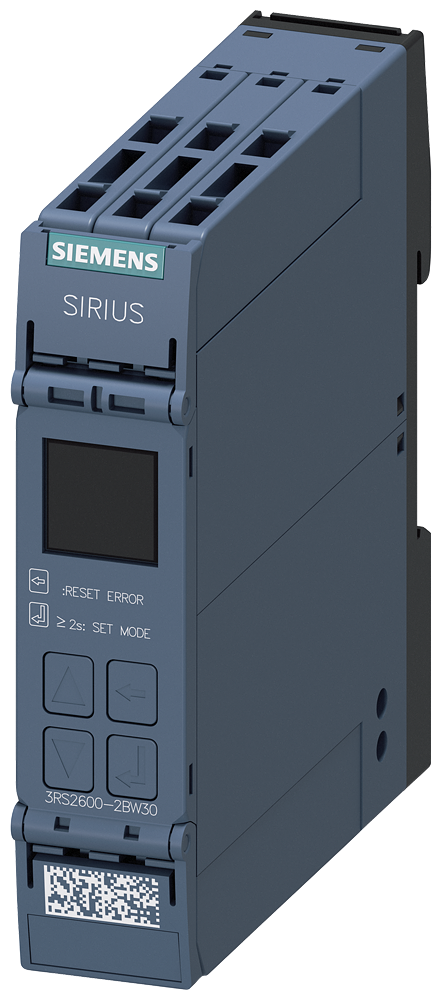 [Imagem RELÉ DE TEMPERATURA, UNIVERSAL, VISOR, AC/DC 24-240 V, 2 W, BORNE DE MOLA 3RS26002BW30 SIEMENS]