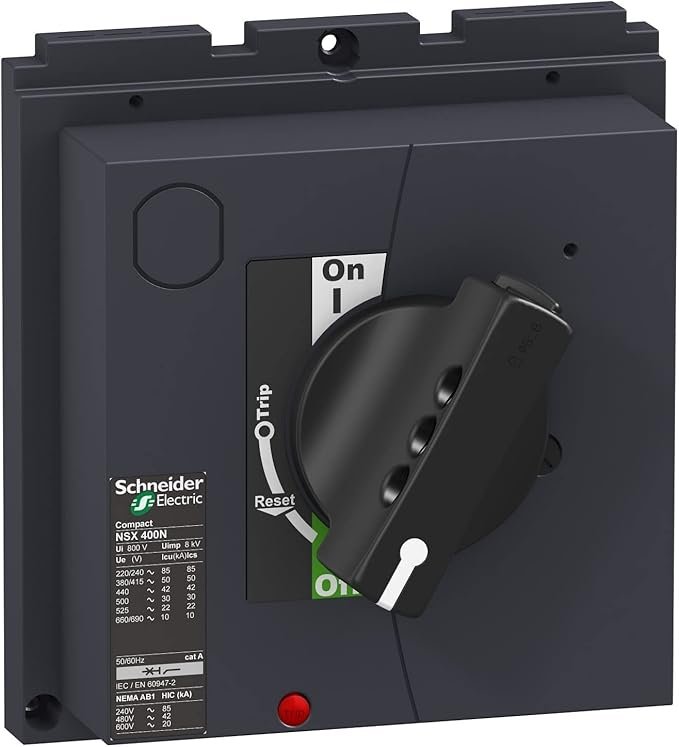 [Imagem COFRE KGOSC 2B/F DISJUNTOR NS400H MANOPLA KGOSC2UD400 SCHNEIDER]