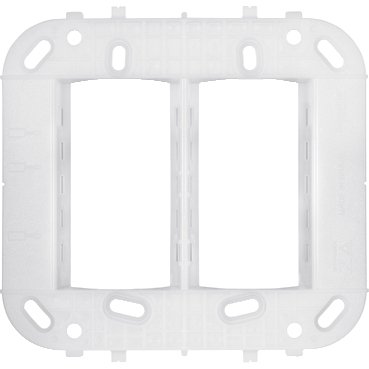 [Imagem SUPORTE 4X4 PARA 6 MODULOS BRANCO PRM4946 SCHNEIDER]