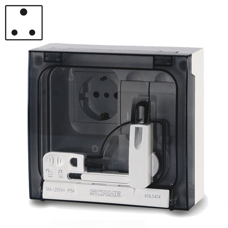 [Imagem TOMADA INTERBLOQUEADA OMNIAPLUS PADRÃO AFRICA 409.0428 SCAME]