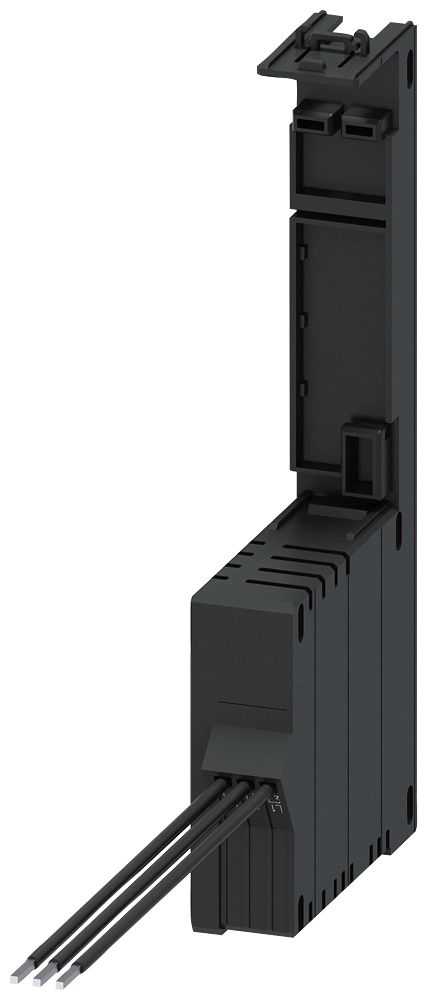 [Imagem MÓDULO DE FUSÍVEIS COM FUSÍVEIS GG 20 A PARA 22,5 MM ADAPTADOR PARA BARRAMENTO 3RM19321AB SIEMENS]