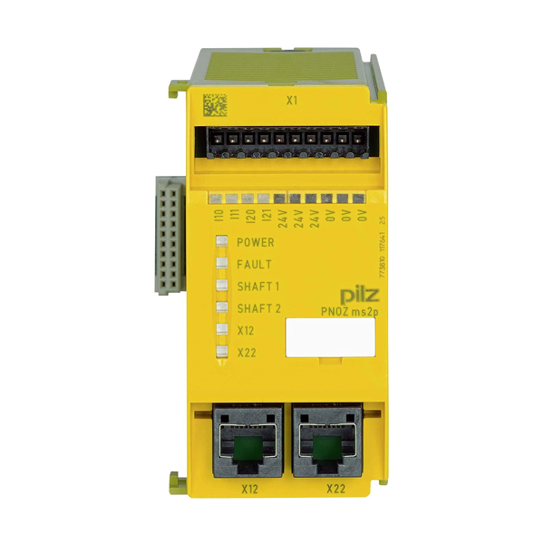 [Imagem MÓDULO EXPANSÃO FAILSAFE 2 EIXOS 2 ENCODER INCREMENTAL SIN/COS TTL(TS422) 24V RJ45 8-PIN PNOZ MS2P PILZ]