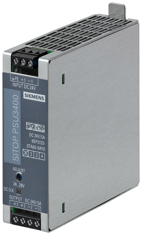 [Imagem SITOP PSU3400: 24VDC -> 24VDC / 5A 6EP31330TA000AY0 SIEMENS]