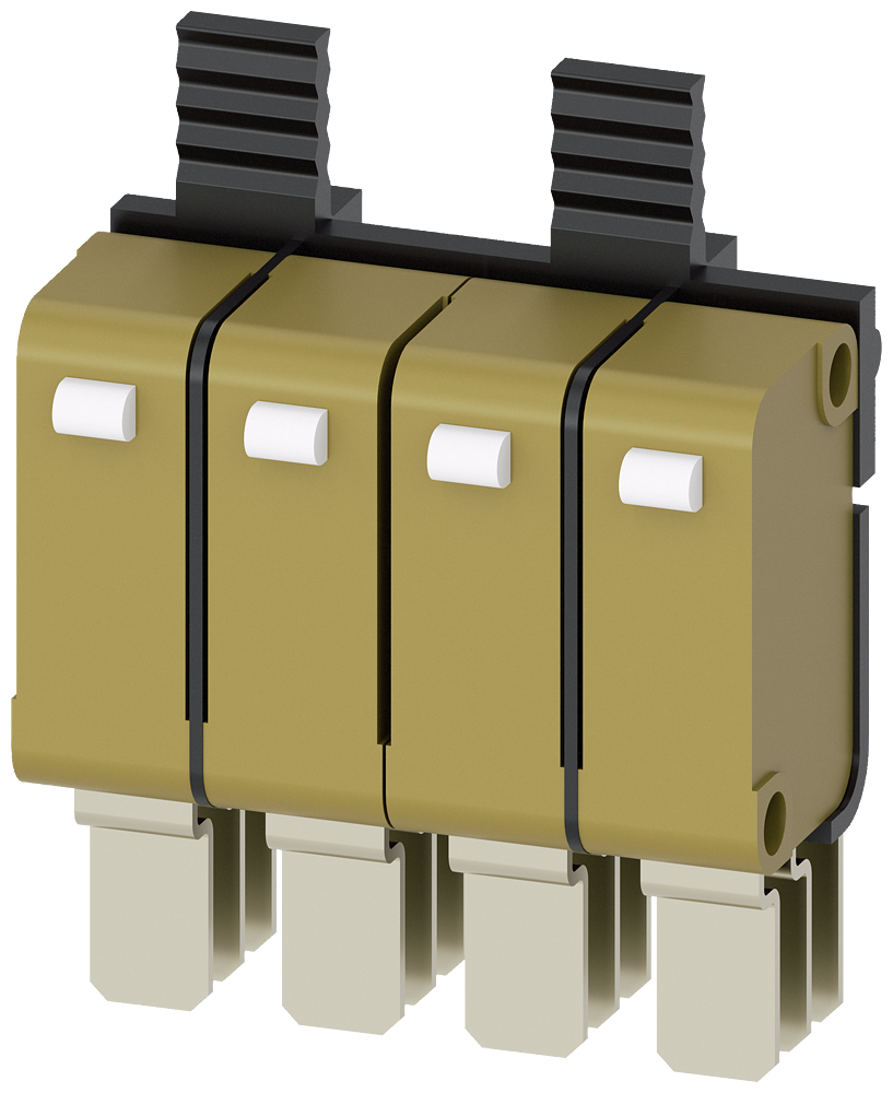 [Imagem INTERRUPTOR AUXILIAR AUX 4CI PARA SINAIS DIGITAIS 24 V CC CONTATOS INVERSORES 3VW90110AG02 SIEMENS]
