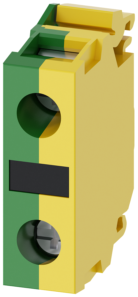 GRAMPO DE SUPORTE VERDE/AMARELO LIGAÇÃO POR PARAFUSO   PARA FIXAÇÃO NO PAINE 3SU14001DA431AA0 SIEMENS