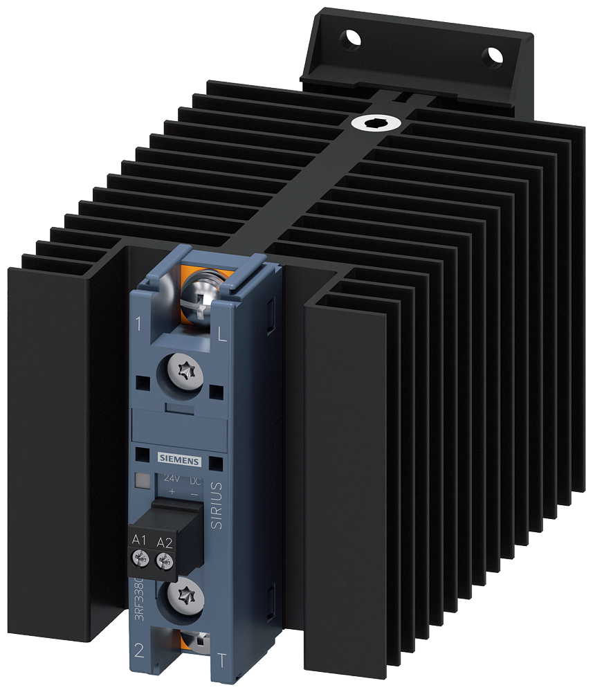 CONTATOR A SEMICONDUTOR DE 1 POLO CA 15/30 A/40 ºC 48-460 V/CC 24 V COM LIG 3RF33803BA04 SIEMENS